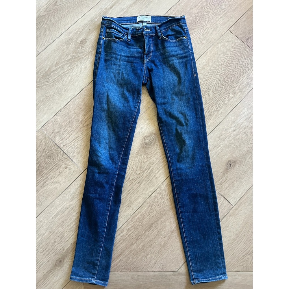 FRAME Le Skinny de Jeanne Dark Wash Skinny Jeans Women Size 26‎
